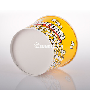 Vaso de papel ecológico de pared simple para <span class=keywords><strong>palomitas</strong></span> con revestimiento de PE, para galletas y <span class=keywords><strong>palomitas</strong></span>, 100% personalizable - Product Image 6