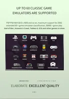 Console de Jeu Rétro G11pro 256 Go, Max 50000 Jeux, Plus de 60 Émulateurs, Puce 12 nm, Manettes Sans Fil 2.4 GHz, Boîtier TV, Vente en Gros