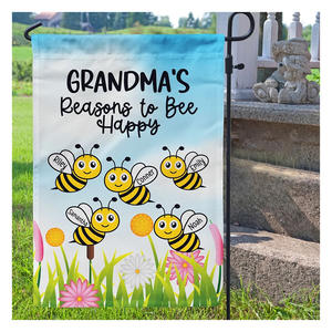 Impresión Digital Personalizada Poliéster Abuela Abeja Jardín Bandera Festival Personalizado Jardín Bandera - Product Image 1