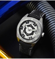Montre de plongée automatique de luxe de haute qualité avec boîtier en titane, super lumineuse