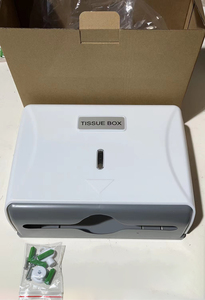 <span class=keywords><strong>Distributeur</strong></span> de serviettes en papier Z pliées mural manuel en plastique écologique <span class=keywords><strong>pour</strong></span> salle de bain d'hôtel moderne, prix abordable - Product Image 5