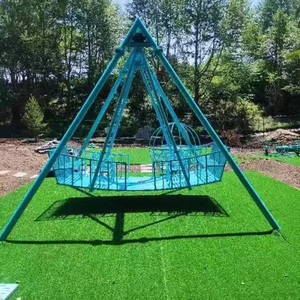 Un Pequeño Barco Pirata en un Parque que No Requiere Electricidad y es un Atracción sin Motor para Adultos y Niños - Product Image 6