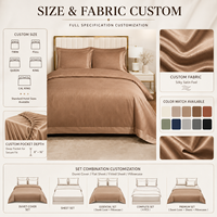 Ensemble de literie jacquard personnalisé OEM ODM, broderie de logo personnalisée, housse de couette, drap, taie d'oreiller, fabricant de literie d'hôtel