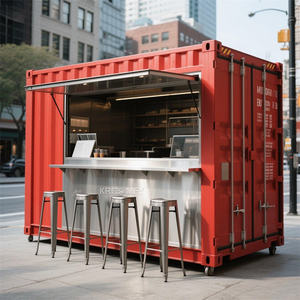 Cafetería Móvil Personalizada 2025, Restaurante Prefabricado en Contenedor de Bajo Costo - Product Image 2