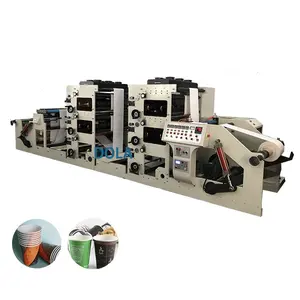 Flexo Printing Machine For Paper Cups And Bags, China 6 Color Paper Bowl Cup Flexo Print Printing Machine Price