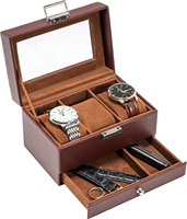 Boîte cadeau en bois massif FSC personnalisée, boîte à bijoux en bois de luxe avec logo gravé au laser, usine Caoxian OEM ODM