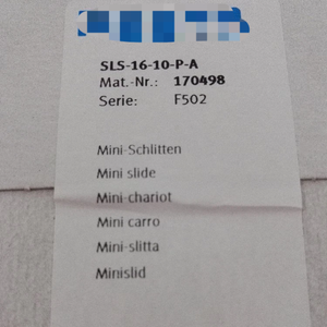 Neuer SLS-16-10-<span class=keywords><strong>P</strong></span>-A 170498 Zylinder mit Expressversand - Product Image 1