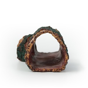 Décoration de cachette en résine pour animaux - Ornement d'aquarium et de terrarium en fausse boisée morte pour reptiles - Product Image 4