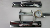 Poignée de porte longue la plus populaire en Afrique avec corps de serrure 70*50, cylindre à mortaise 60mm 70mm, serrure de porte en aluminium