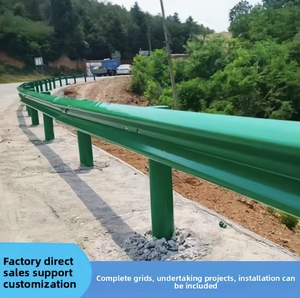 Barrière de sécurité routière anti-collision pour autoroute, barrière de sécurité flexible galvanisée anti-corrosion, fabrication d'usine - Product Image 4