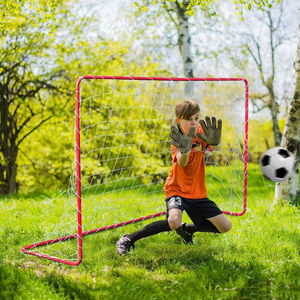 Portería de Fútbol Plegable y Portátil de 6' x 4', Marco de Acero Galvanizado con Recubrimiento en Polvo para Prácticas y Entrenamientos en Interiores/Exteriores - Product Image 2