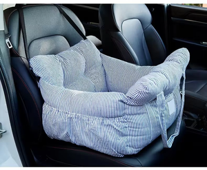Asiento de Coche para Mascotas, para Perros Pequeños y Medianos, Desmontable y Lavable, Cama Portátil para Gatos, de Poliéster - Product Image 2