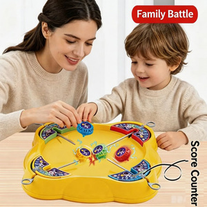 EPT Ensemble de combat spatial gyroscopique 4 joueurs avec arène de combat - Jouet de combat multijoueur avec toupies et échelle de notation pour enfants - Product Image 3