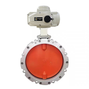 10inch 24VDC Single Double Flange Ss304 Polyurethane Aluminum Cast Iron <b>Dust</b> <b>Powder</b> Vfs ED26 10inch 24VDC Single Double - Product Image 1