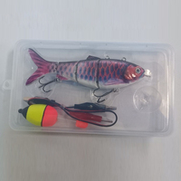 Leurre de pêche rechargeable par USB, leurres intelligents à nage automatique, appâts électroniques automatiques multi-articulés, pratique