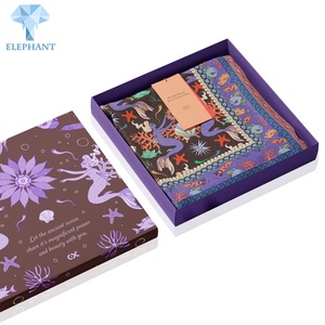 Custom Logo Printing Personalised Eco Friendly Scarf Hijab Gift Packaging <b>Box</b> - Product Image 4