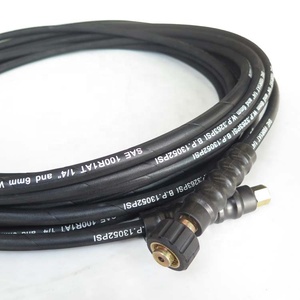 R2 3/8 Limpiador de lavado de coches de goma de agua de alta temperatura <span class=keywords><strong>Manguera</strong></span> y <span class=keywords><strong>pistola</strong></span> de lavado de alta presión - Product Image 6
