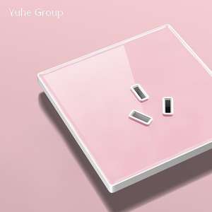 สวิตช์ติดผนังแบบสัมผัสกระจกนิรภัย 2 ช่อง 1 ทาง 86x86 มม. ทนทาน ติดตั้งง่าย สำหรับใช้ในห้องครัวและกริ่งประตู - Product Image 4