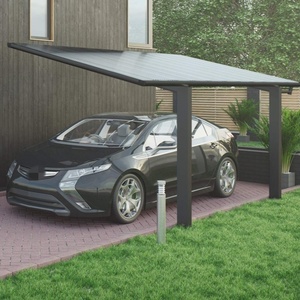 Meilleure <span class=keywords><strong>Vente</strong></span> : Abri <span class=keywords><strong>Voiture</strong></span> en Aluminium avec Cadre Métallique, Toit en Polycarbonate Imperméable et Coupe-Vent, Revêtement Poudré, Couleur/Taille Personnalisable, Garantie 10 Ans - Product Image 5