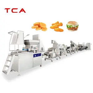 TCA industrial frango pepita faz máquina/hambúrguer linha de produção