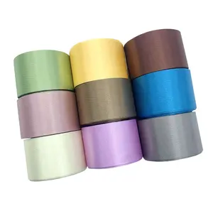 E-Magic Groothandel 38Mm Dubbelzijdig Zijde Satijnen Lint Cadeau Rolletje 100% Polyester Custom Wit Lint Voor Decoratie