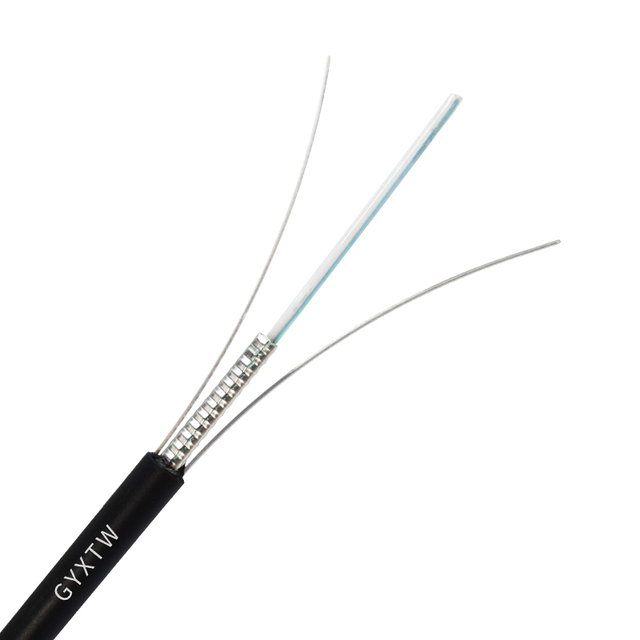 Fiber Optic Cable Outdoor GYXTW Aerial 2-24 Core Single Mode G652D PE/HDPE/MDPE Jacket ISO9001/CE/ROHS Certified