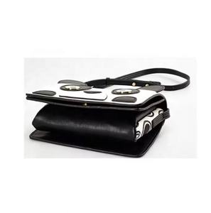 Nueva llegada bolso cruzado personalizado de cuero PU negro Sling bolso de hombro con patrón de cocodrilo cierre de cremallera moda caliente - Product Image 3