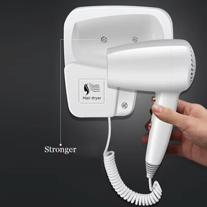 Secador de Pelo de Alta Potencia para Montar en la Pared, Resistente a la Humedad, Sin Perforaciones, para Baño de Hotel, Casa de Huéspedes y Uso Doméstico - Product Image 5