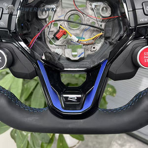 Volant sport en cuir avec LED pour Volkswagen Golf 6 7 7 5 GTI R Polo Passat Tiguan Jetta Touran <span class=keywords><strong>Sharan</strong></span> Transporter - Product Image 4