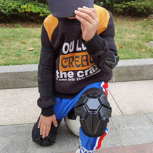 Sport all'aria aperta equipaggiamento protettivo bambini Balance Bike Skateboard pattinaggio Racing ciclismo Protector ginocchiere protezioni PU - Product Image 6