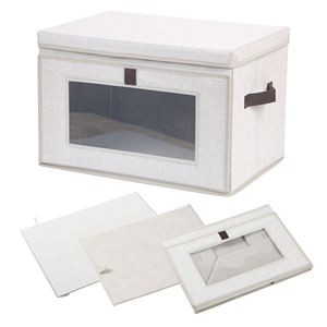 Bac de <span class=keywords><strong>rangement</strong></span> magnétique pliable au design créatif avec fenêtre d'ouverture frontale, grande capacité pour le <span class=keywords><strong>rangement</strong></span> à domicile - Product Image 4