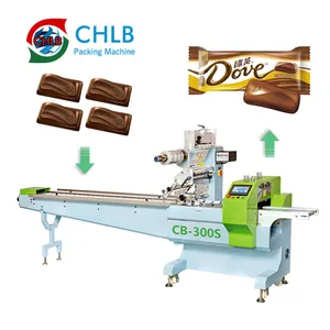 High quality multifunctional packing machine snack packaging machine chocolate block packaging machine chocolate tablet wrapping
