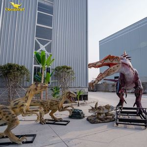 Atractivo Dinosaurio Animatrónico Robótico Realista para Parques Temáticos, Parques de Aventuras, Centros Comerciales - Uso Interior/Exterior, Metálico - Product Image 6