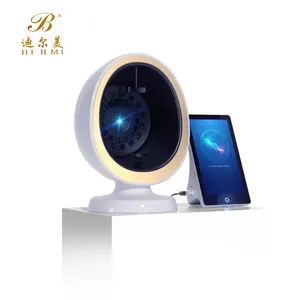 8 Lichts pektrum 3D Magic Mirror Skin Analyzer Maschine Facial Analyzer für Hauttest 16 Unterstützung für Fremdsprachen