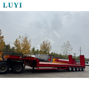 รถพ่วงบรรทุก160ton คอห่าน150ton 5สาย10เพลารถตักแบบเทรลเลอร์ขายดีในซาอุดิอาระเบียและจอร์แดน - Product Image 3