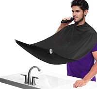 Cape de salon 80*110 pour homme Cape de coiffeur à fermeture réglable