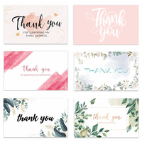 Tarjeta de Agradecimiento Personalizada con Logotipo de Diseño Personalizado para Empresas, para Agradecer por Apoyar mi Pequeña Empresa, Decoración de Caja de Regalo