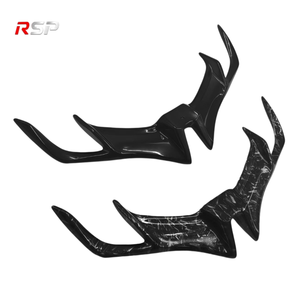 สปอยเลอร์ปีกฉลาม ABS พลาสติกสำหรับรถมอเตอร์ไซค์ RSP สำหรับครอบใต้กันชนหน้า รุ่น R15 <span class=keywords><strong>V3</strong></span> ใช้ได้กับรถสตรีททั่วไป - Product Image 6