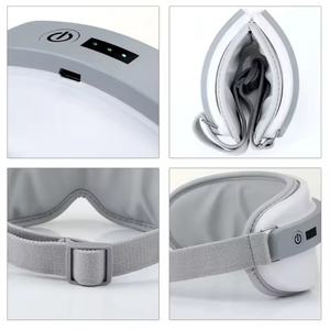 Masseur oculaire vibrant chauffant électrique, 4 vitesses, compresse chaude, soulagement de la fatigue, massage des yeux avec mode musique Bluetooth - Product Image 2