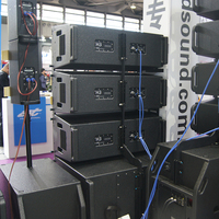 VANT H3 Système audio vidéo professionnel passif 1200W haute puissance, enceintes line array pleine fréquence étanches, système sonore de cinéma