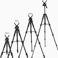 Portable 1.8M Alliage D'aluminium Pliable Durable Noir En Plein Air Tactique Chasse Trépied V Joug Support Réglable Scopes Accessoires