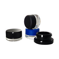 Pot en verre résistant aux enfants 9g 7g 5g 3g 15g, transparent/noir/blanc, anti-odeur, pour concentrés, cire et rosin