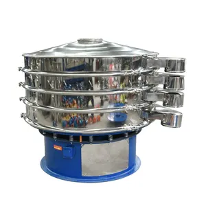 Agricultural industry vibrating power sieve pea grading sifter 304 stainless steel vibrating screen