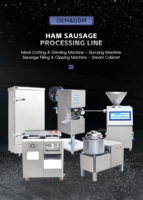 Ligne de production automatique de saucisses et de hot-dogs 12000 kg/h, machine à fabriquer des saucisses, équipement de transformation de la viande pour grande usine de saucisses