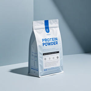 Créatine personnalisée pré-entraînement, poudre de créatine monohydratée, fermeture éclair debout, emballage en plastique de 1 kg (5 lb) pour complément protéiné - Product Image 6