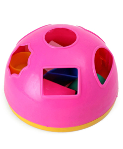 GIRNAR PRE SCHOOL SET This set has 3 educational toys namely shape sorter, <b>stacking</b> <b>rings</b> and build up beaker. - Product Image 2