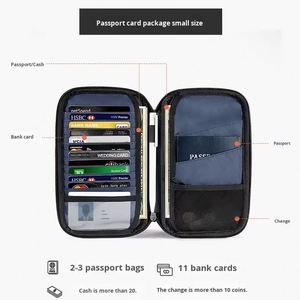 Anti-Theft Card <b>Holder</b> Multi-Functional Passport <b>Holder</b> Business Portable Organizer Waterproof <b>Document</b> Promotion Custom Logo - Product Image 4