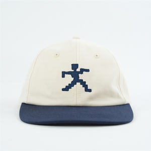 Casquettes <span class=keywords><strong>Snapback</strong></span> non structurées en coton personnalisées, logo brodé 6 panneaux Chapeaux de papa style bord courbe Littel - Product Image 1