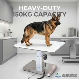 Mesa de Operaciones Quirúrgicas Eléctrica Premium ClearSight CGETL-005 para Perros y Gatos, Fácil de Limpiar, con Superficie en V Ajustable en Altura - Product Image 3