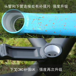 Cadre de vélo BMX en alliage d'aluminium Boarse 20 pouces, simple vitesse, Sun6.1, pour Dirt Track et Street Bike - Product Image 3